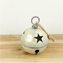 Load image into Gallery viewer, Jumbo Oversized Brushed Gold Sleigh Jingle Bell ~ Large 11.5&quot;