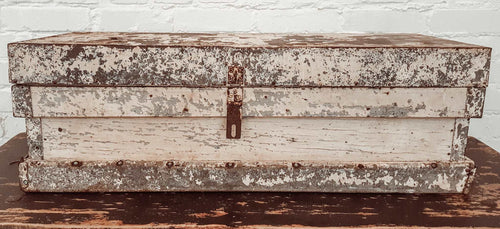 Early Antique White Trunk/Chest