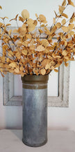 Load image into Gallery viewer, Tall Vintage Brown AMMO Canister Metal Bucket | Vintage Character