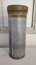 Load image into Gallery viewer, Tall Vintage Brown AMMO Canister Metal Bucket | Vintage Character