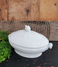Load image into Gallery viewer, Antique White Ironstone Vegetable Dish