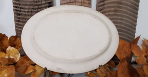 Antique White/Ivory Ironstone Platter