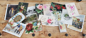 Antique Post Cards Bundle of 16 | Vintage Character