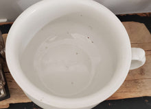 Load image into Gallery viewer, Antique White Ironstone Chamber Pot | Vintage Character