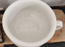 Load image into Gallery viewer, Antique White Ironstone Chamber Pot