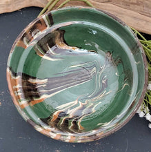 Load image into Gallery viewer, Hungarian Cottage Crafted Small Green Bowl | Vintage Character