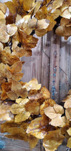 Load image into Gallery viewer, Old Maple Leaves 28&quot;  Fall Wreath Aged Dried Leaves Decor | Vintage Character