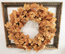 Load image into Gallery viewer, Old Maple Leaves 28&quot;  Fall Wreath Aged Dried Leaves Decor | Vintage Character