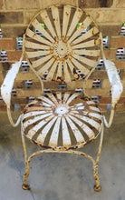 Load image into Gallery viewer, Antique Original Francois Carre Sunburst Garden Chairs~Free Shipping~ | Vintage Character