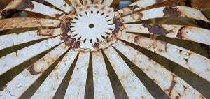 Antique Original Francois Carre Sunburst Garden Chairs~Free Shipping~