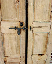 Load image into Gallery viewer, Antique Pair of Bleached Wooden Pine Doors ~Ships Free