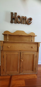 Antique English Pine Buffet W/ Shelf~ Free Shipping | Vintage Character