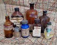 Load image into Gallery viewer, Antique Glass Apothecary Bottles~8 | Vintage Character