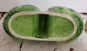 Vintage Green Cabbage Dish | Vintage Character