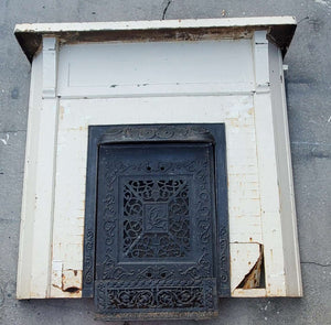 Antique Cast Iron Fireplace Mantle ~ Free Delivery | Vintage Character