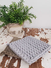 Load image into Gallery viewer, Hand Woven Crochet Pot Holder Set of 2 | Vintage Character