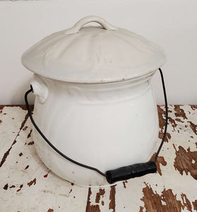 Antique Ironstone Slop Bucket | Vintage Character