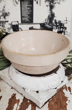 Load image into Gallery viewer, Antique Primitive Stoneware Mixing Bowl | Vintage Character