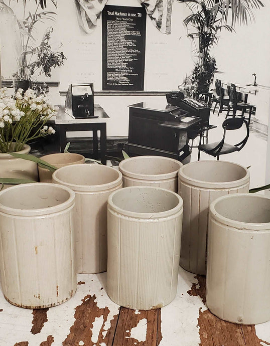 Antique European Jam Jar Crock ~ Medium | Vintage Character