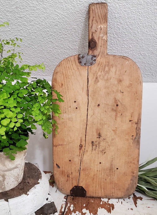 Authentic Antique Small Turkish Bread Board | Vintage Character