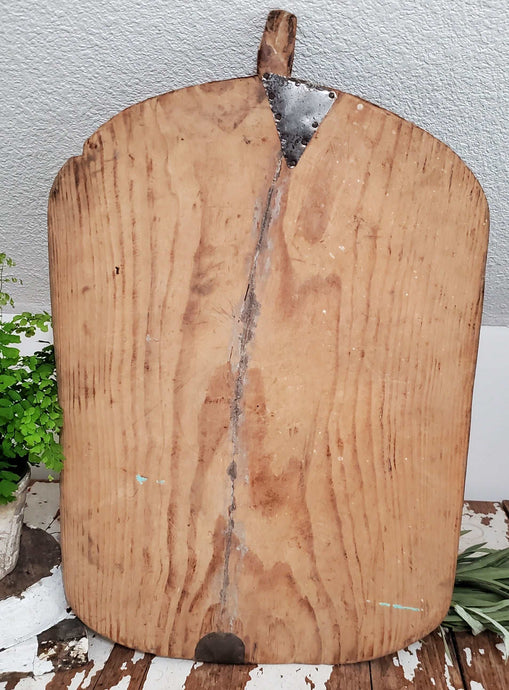 Authentic Antique Large Turkish Bread Board | Vintage Character
