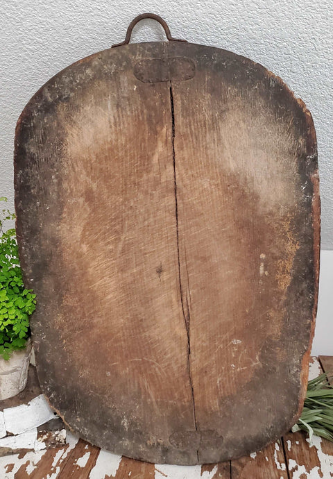Authentic Antique Large Turkish Bread Board | Vintage Character