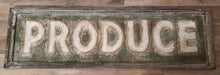 Load image into Gallery viewer, Antique Style Produce Sign | Vintage Character