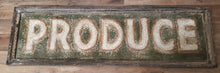 Load image into Gallery viewer, Antique Style Produce Sign | Vintage Character