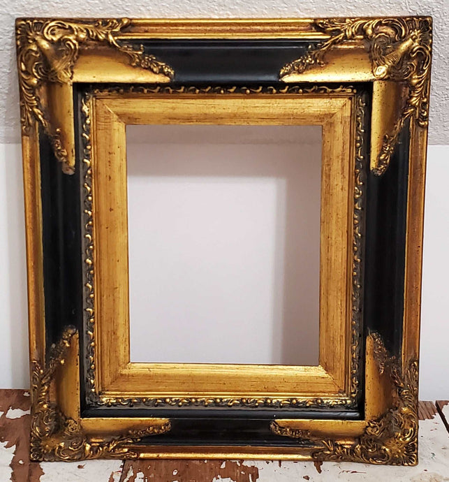 Antique Gold & Black Frame