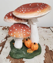 Load image into Gallery viewer, Resin Orange Top Mushroom Figure