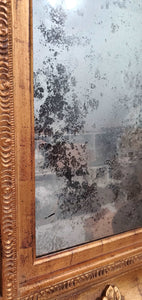 Antique Gold Ornate Mirrored Frame