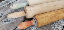 Load image into Gallery viewer, Antique Wooden Rolling Pins Bundle of 3