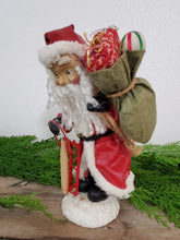 Load image into Gallery viewer, Vintage Santa Claus Figure