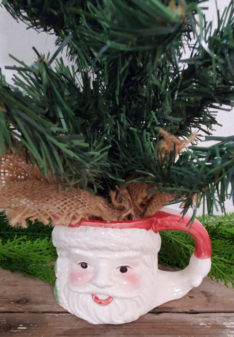 Antique Santa Mug Tree