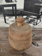 Load image into Gallery viewer, Antique Wood Round Butter Mold ~ Pineapple