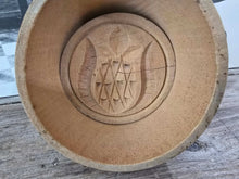 Load image into Gallery viewer, Antique Wood Round Butter Mold ~ Pineapple