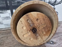 Load image into Gallery viewer, Antique Wood Round Butter Mold ~ Motif