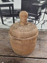 Load image into Gallery viewer, Antique Wood Round Butter Mold ~ Cow