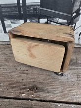 Load image into Gallery viewer, Antique Wood Square Butter Mold