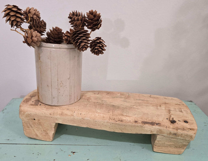 Vintage Chopping PINE Board Pedestal