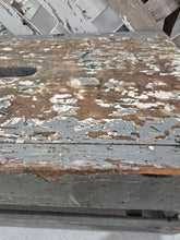 Load image into Gallery viewer, Antique Chippy Stool ~ Gray