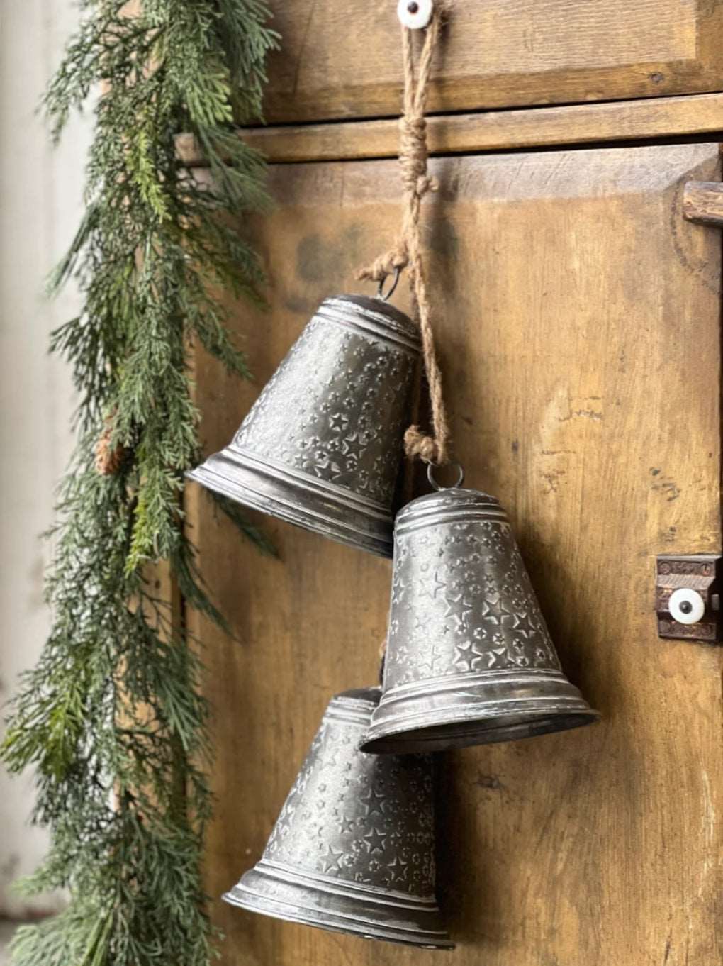 Christmas Hanging Bethlehem Bells Set of 3 | Vintage Character