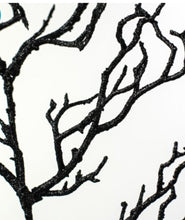 Load image into Gallery viewer, Halloween 32&quot; Glittered Black Twig