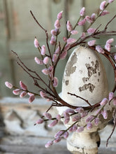 Load image into Gallery viewer, Blushing Pink Catkin Willow Bud Candle Ring
