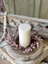 Load image into Gallery viewer, Blushing Pink Catkin Willow Bud Candle Ring