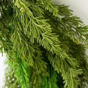 Christmas Cedar Pine 2 Toned Garland 6Ft