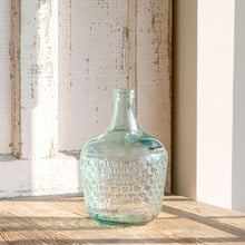 Load image into Gallery viewer, Small European Basketweave Clear Cellar Jar/Bottle