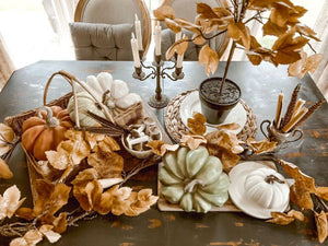 Old Maple Leaves 6ft Garland Fall Decor Aged Dried Leaves