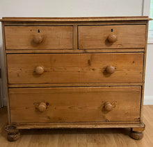 Load image into Gallery viewer, Antique English Pine Dresser