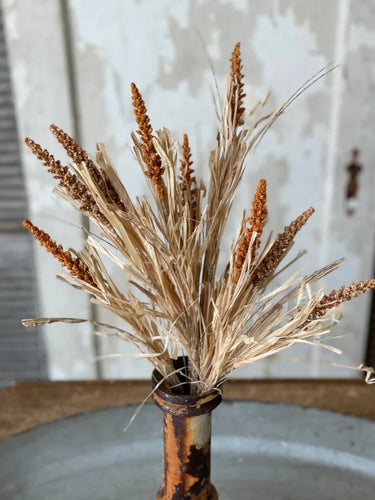 Fall Millet Grass Bush Stem | Vintage Character